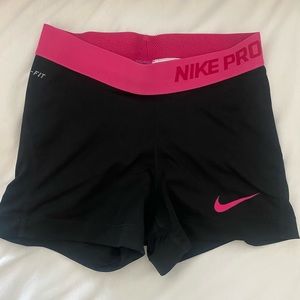 Nike pro dri fit shorts XS
